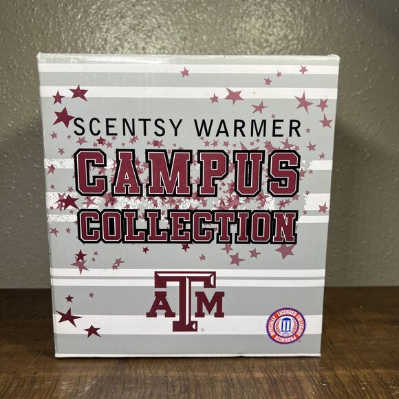 Scentsy Campus Collection Texas A&M Aggies University Candle Wax Warmer - Picture 1 of 9